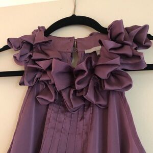 Violet &. Claire Sleeveless Blouse in Deep Plum Color Sm